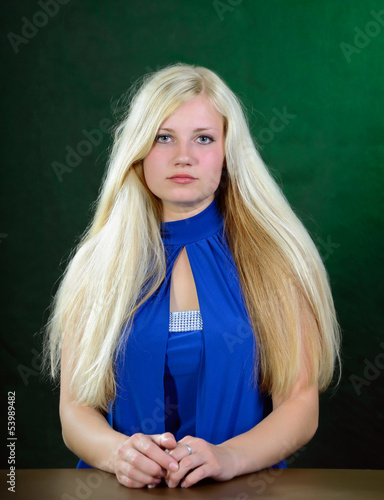 Photo: Young Woman Portrait. Young Woman Portrait.