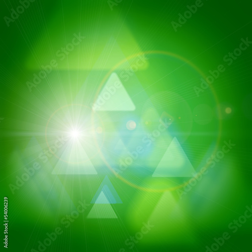 Illustration: green abstract flare green abstract flare