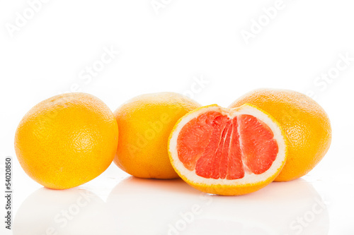 Photo: grapefruits. grapefruit isolated on white background grapefruits. grapefruit isolated on white background