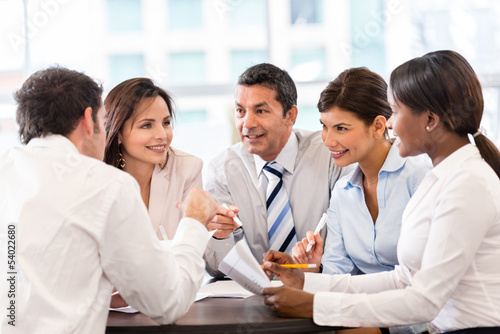 Photo: Business people in a meeting Business people in a meeting