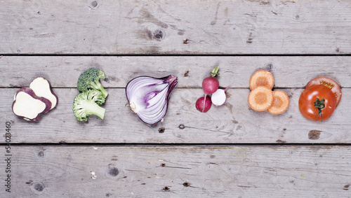 Photo: concept of ecological or organic food concept of ecological or organic food