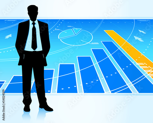 Vector: Growing business Growing business