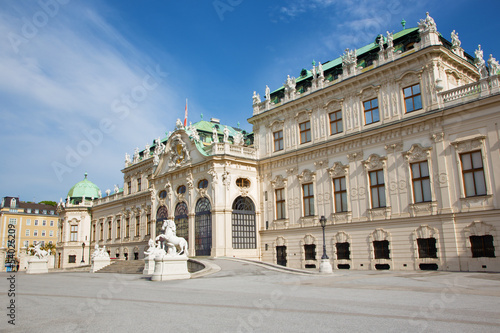 Photo: Vienna - Belvedere palace in morning light Vienna - Belvedere palace in morning light