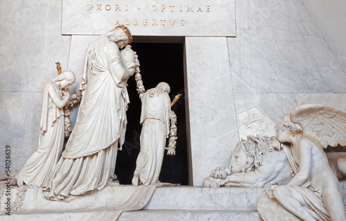 Photo: Vienna - Detail of tomb of Marie Christine in Augustnierkirche Vienna - Detail of tomb of Marie Christine in Augustnierkirche