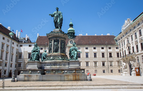 Photo: Vienna - Monument to Emperor Franz I in Hofburg Vienna - Monument to Emperor Franz I in Hofburg