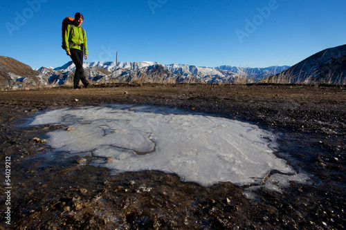 Photo: Winter mountain hiking Winter mountain hiking