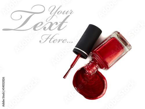 Photo: Red Nail Varnish Red Nail Varnish