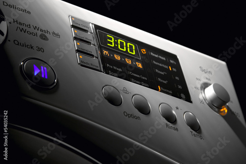 Photo: Washing machine control pannel Washing machine control pannel