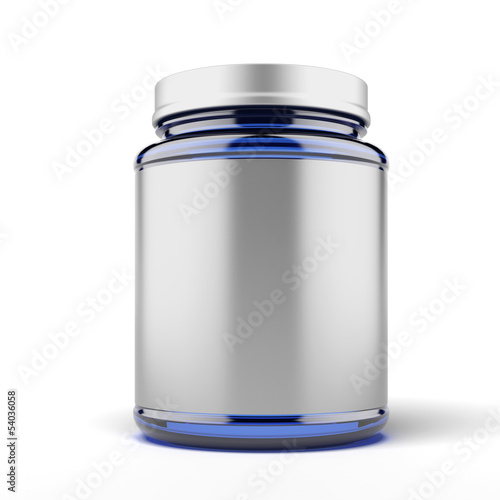 Illustration: Small Jar for sport supplements Small Jar for sport supplements
