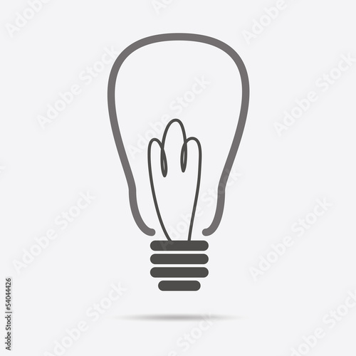 Vector: Light bulb vector Light bulb vector