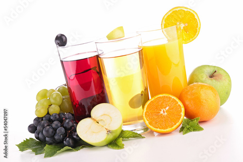 Photo: fruit juice isolated fruit juice isolated