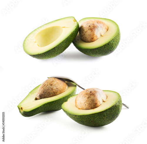 Photo: Avocado fruit composition isolated Avocado fruit composition isolated