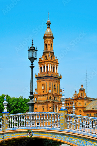 Photo: Plaza de Espana in Seville, Spain Plaza de Espana in Seville, Spain