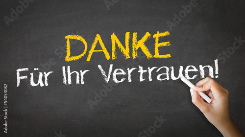 Photo: Thank you for your support (In German) Thank you for your support (In German)