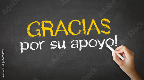 Photo: Thank you for your support (In Spanish) Thank you for your support (In Spanish)