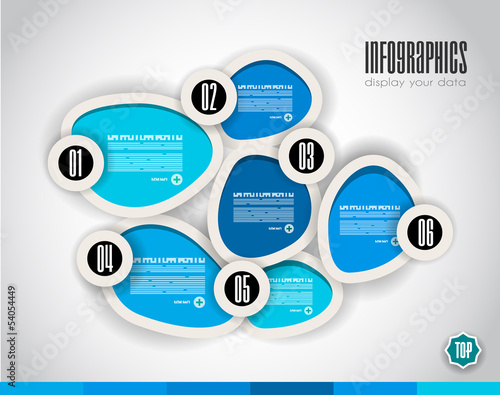 Vector: Infographics concept to display your data Infographics concept to display your data