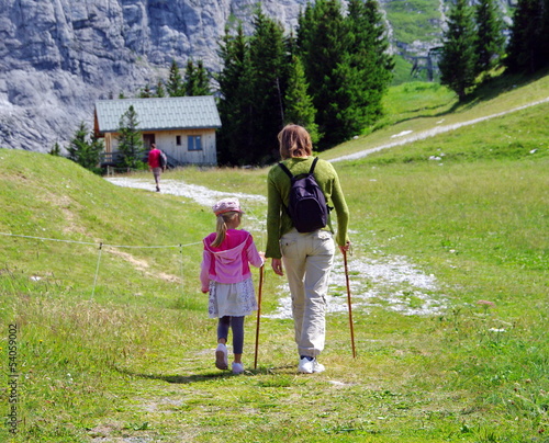 Photo: randonnée en famille randonnée en famille