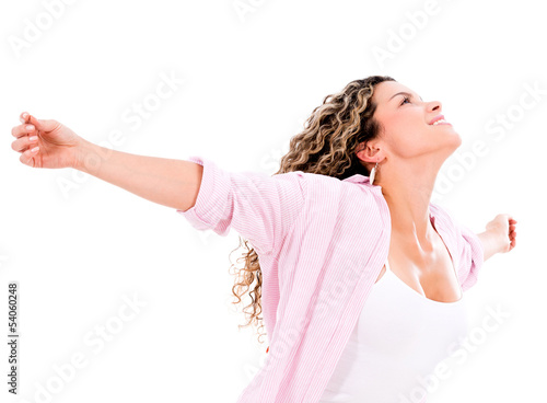 Photo: Woman enjoying her freedom Woman enjoying her freedom