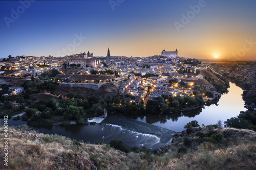 Photo: Panorama Ville de Tolède Espagne Panorama Ville de Tolède Espagne