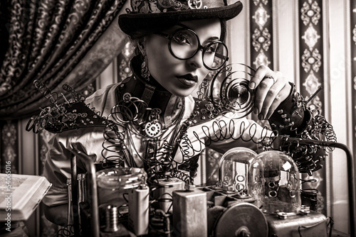 Photo: woman scientist woman scientist