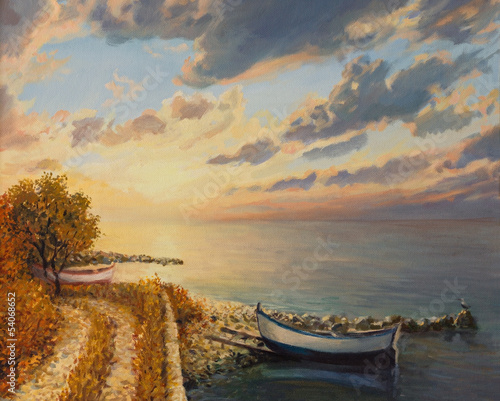 Photo: Romantic Sunrise by the Sea Romantic Sunrise by the Sea