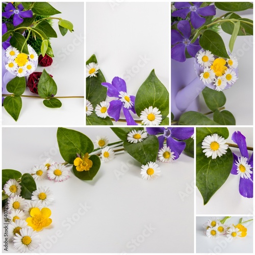 Photo: Collage Blumengrüße Collage Blumengrüße
