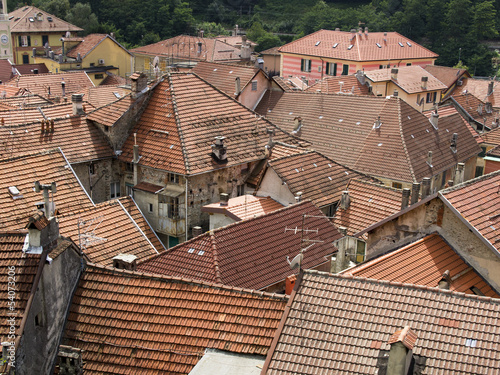 Photo: View on the roofs of an Italian town View on the roofs of an Italian town