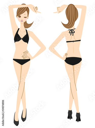 Vector: 美容 女性 全身 美容 女性 全身