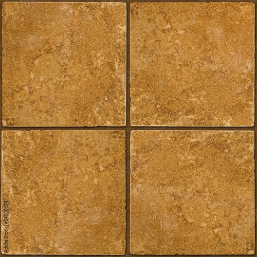 Photo: Ceramic brown stone tiles seamlessly tileable Ceramic brown stone tiles seamlessly tileable