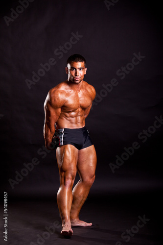 Photo: young bodybuilder posing young bodybuilder posing