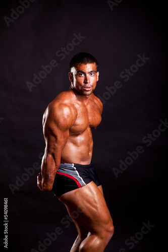 Photo: young bodybuilder posing young bodybuilder posing