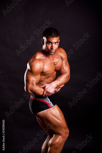 Photo: young bodybuilder posing young bodybuilder posing