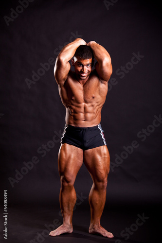 Photo: young bodybuilder posing young bodybuilder posing