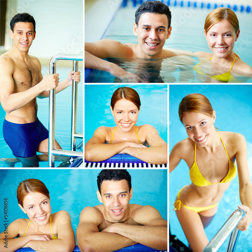 Photo: Couple in water Couple in water