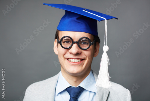 Photo: Clever graduate Clever graduate