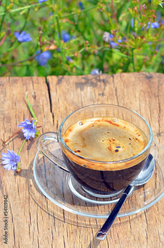 Photo: diet chicory drink in a cup diet chicory drink in a cup