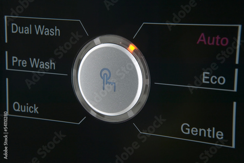 Photo: Washing machine control pannel Washing machine control pannel