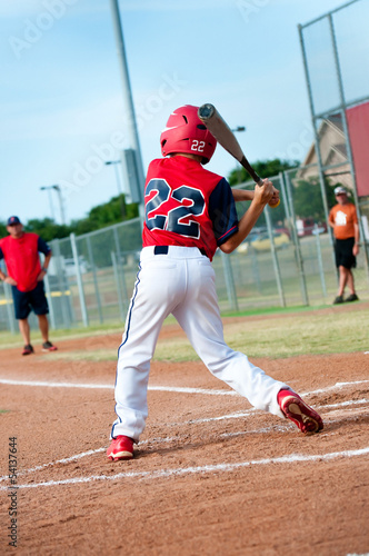 Photo: Little league batter Little league batter