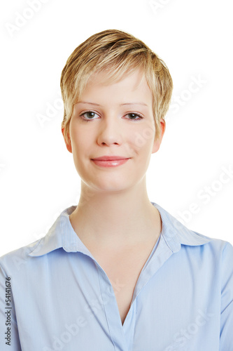 Photo: Bewerbungsfoto einer jungen Frau Bewerbungsfoto einer jungen Frau