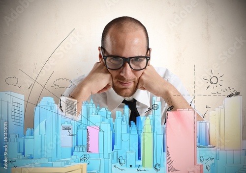 Photo: Architect and new project Architect and new project