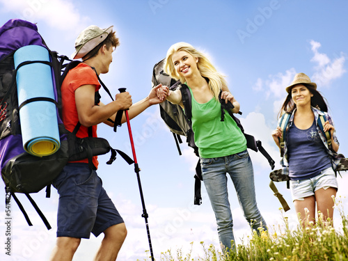 Photo: Group people on travel. Group people on travel.