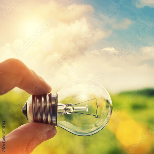 Photo: sunshine light bulb sunshine light bulb