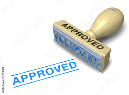 Illustration: Stamp APPROVED Stamp APPROVED