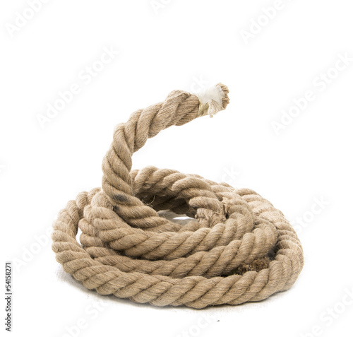 Photo: isolated ropes isolated ropes