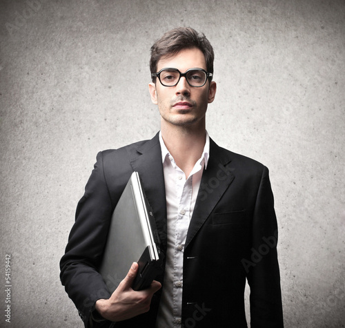 Photo: serious worker serious worker