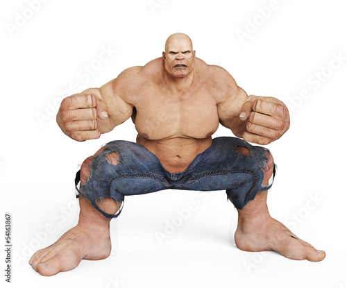 Illustration: monster man got the power monster man got the power
