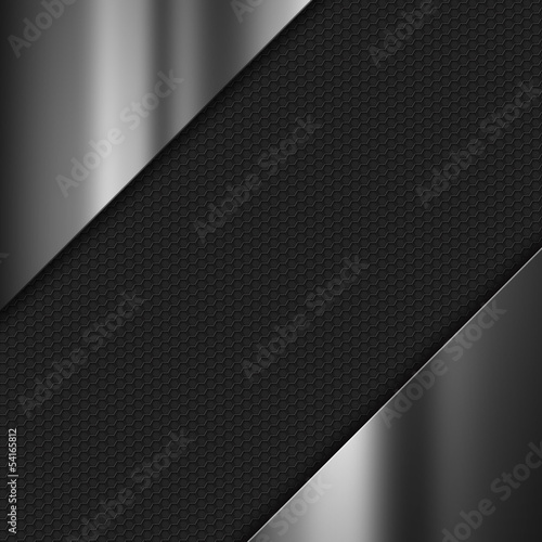 Illustration: Metallic background Metallic background