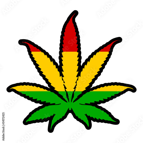 Vector: hanfblatt reggae IV hanfblatt reggae IV