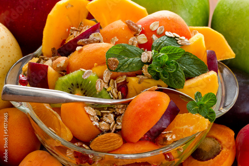 Photo: Fruit salad - diet, healthy breakfast , weight loss Fruit salad - diet, healthy breakfast , weight loss