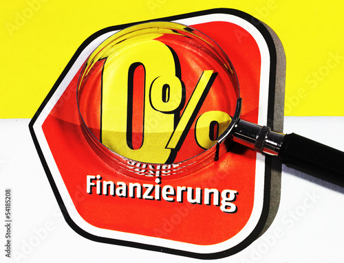 Photo: Finanzierungsangebot Finanzierungsangebot